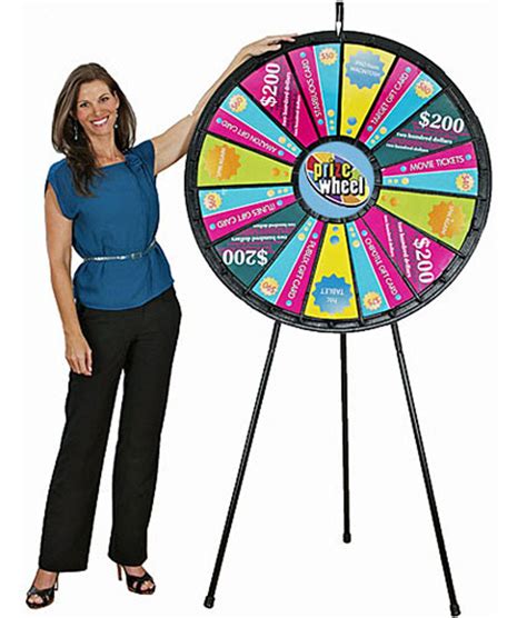 raffle drawing wheel.
